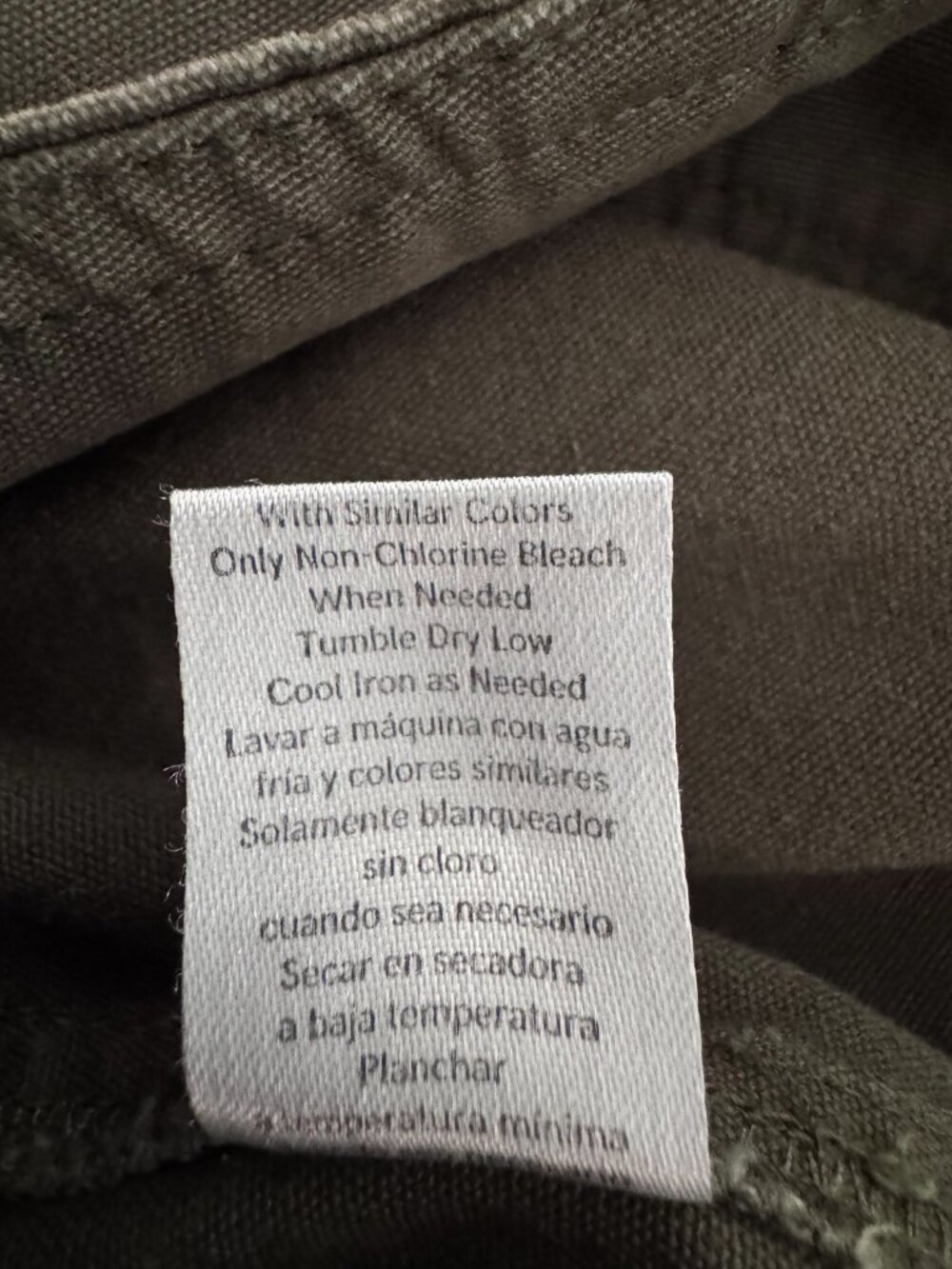 VENUS Olive Tie‑Ankle Cargo Pants – Size 14 - Picture 7 of 7